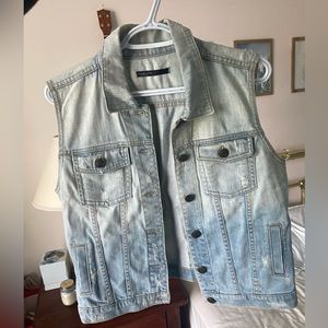 Fidelity denim vest size medium
